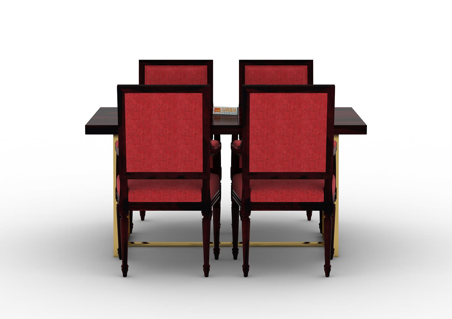 Amber-4-Seater-Dining-Set-Golden-Walnut-Red_2