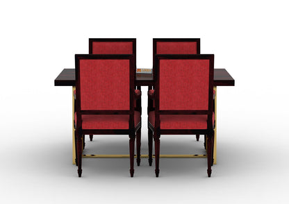 Amber-4-Seater-Dining-Set-Golden-Walnut-Red_2