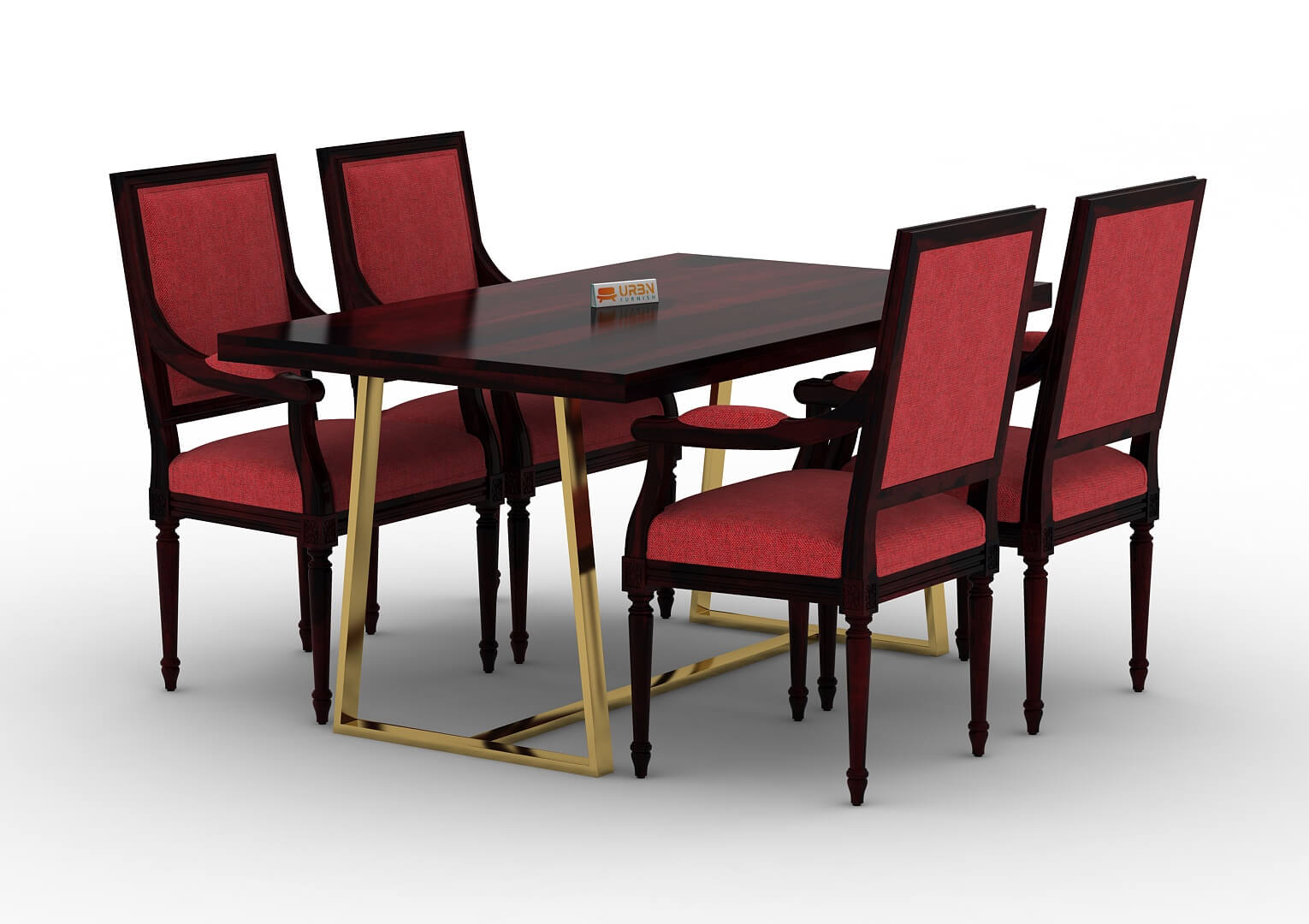 Amber-4-Seater-Dining-Set-Golden-Walnut-Red_3