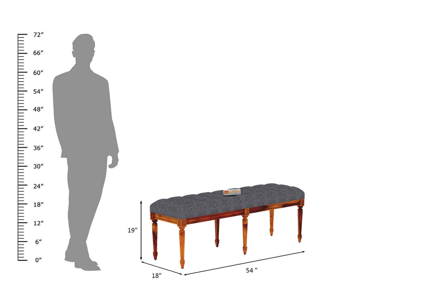 Amber Bench - Urbnfurnish