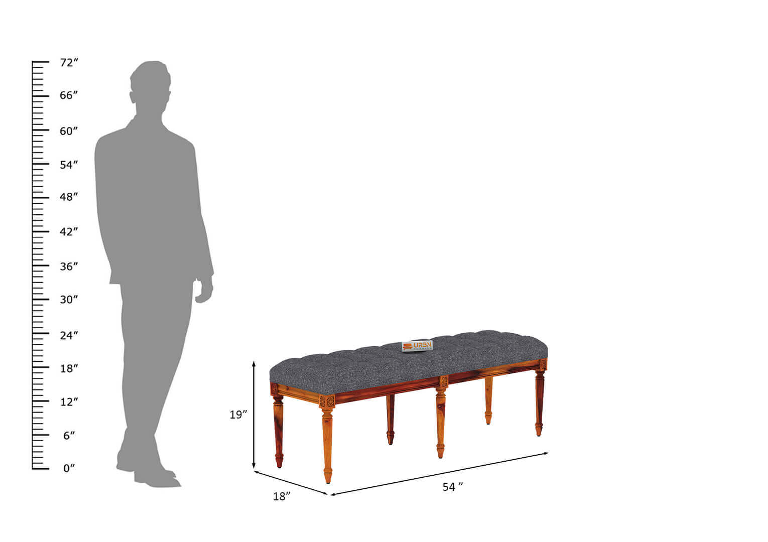 Amber Bench - Urbnfurnish