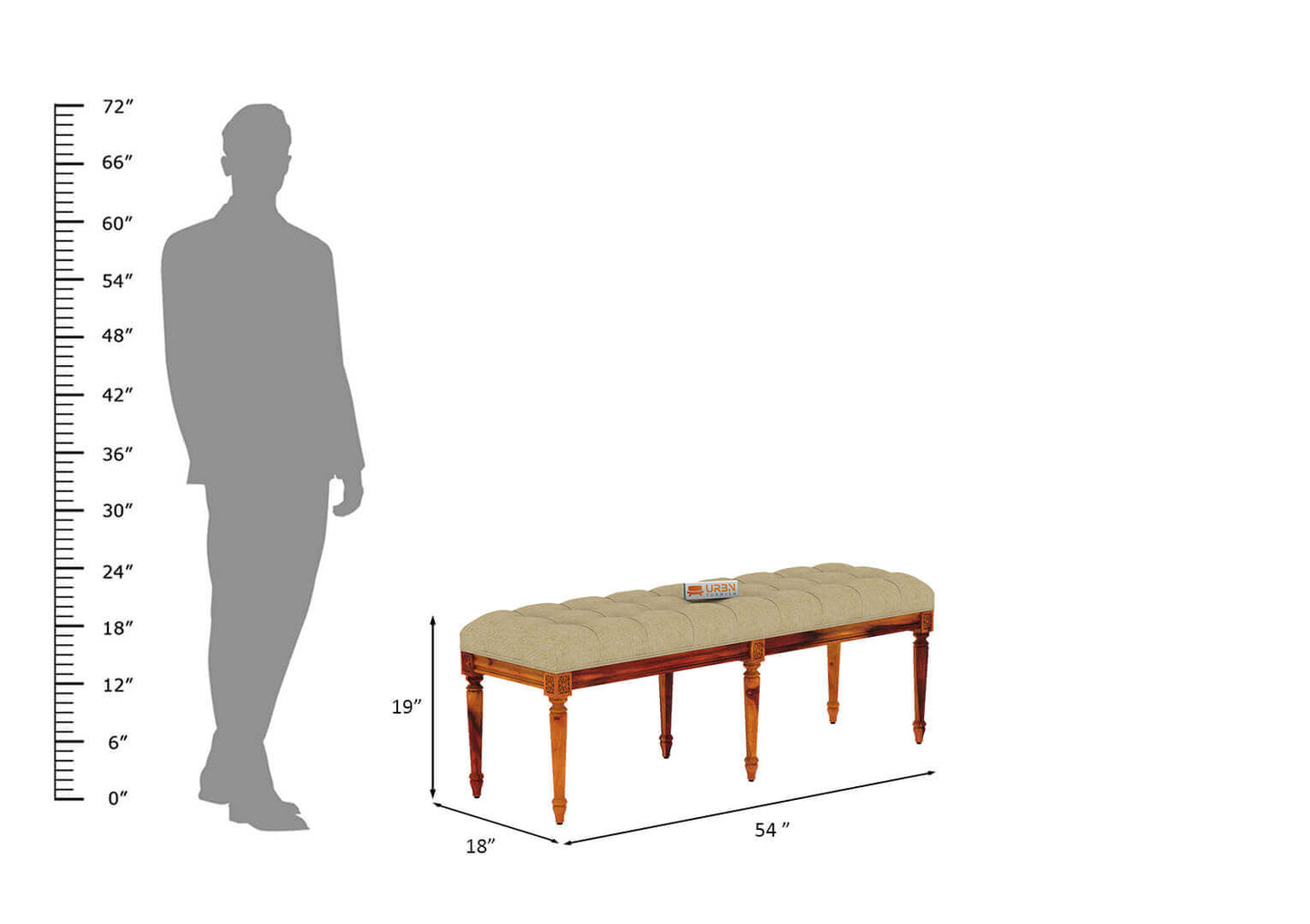 Amber Bench - Urbnfurnish