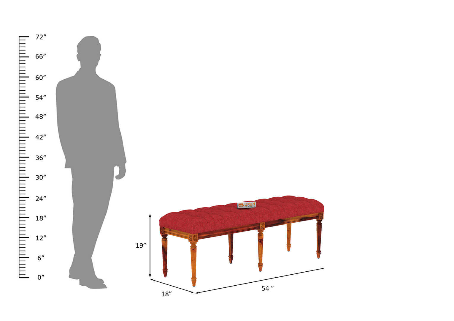 Amber Bench - Urbnfurnish