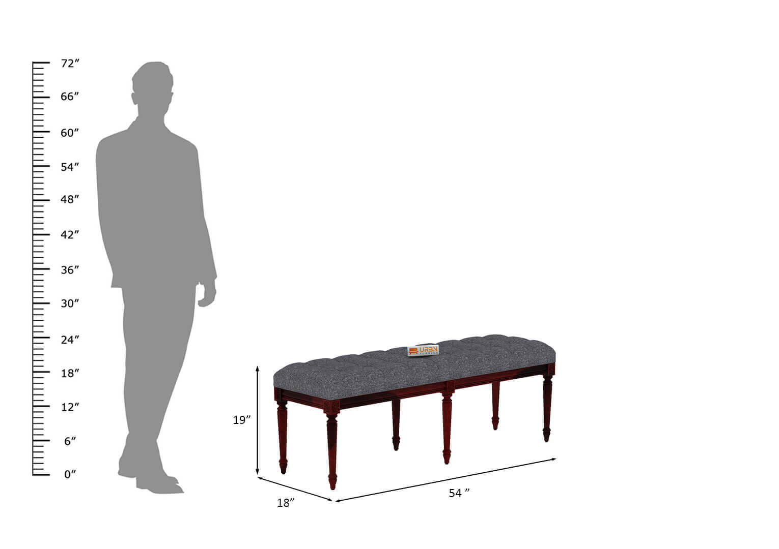 Amber Bench - Urbnfurnish