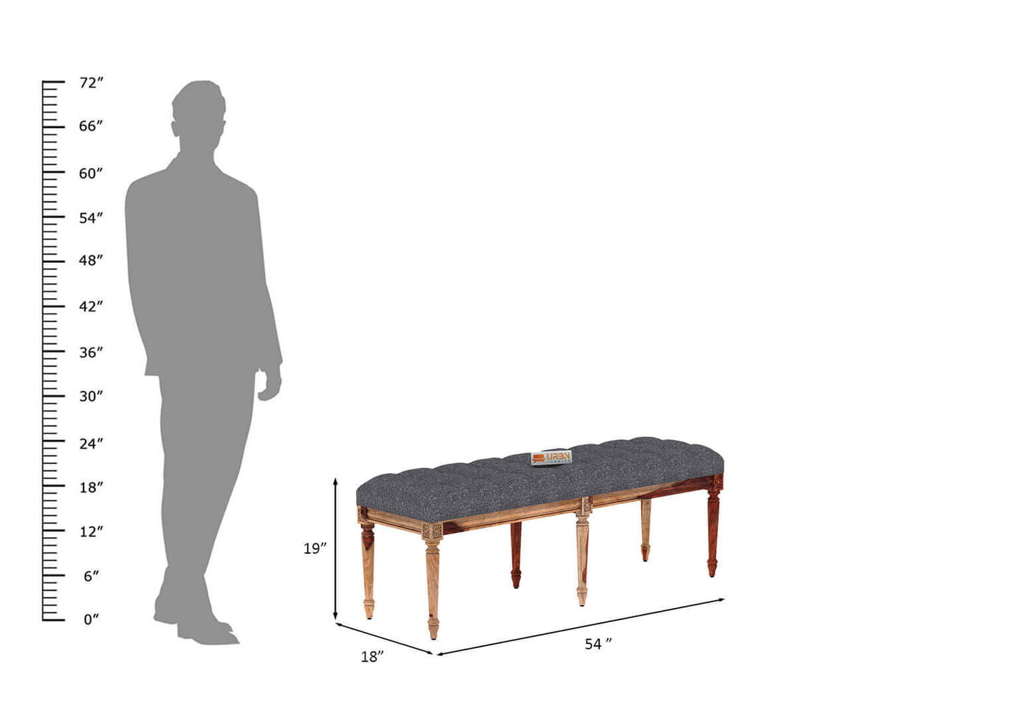 Amber Bench - Urbnfurnish