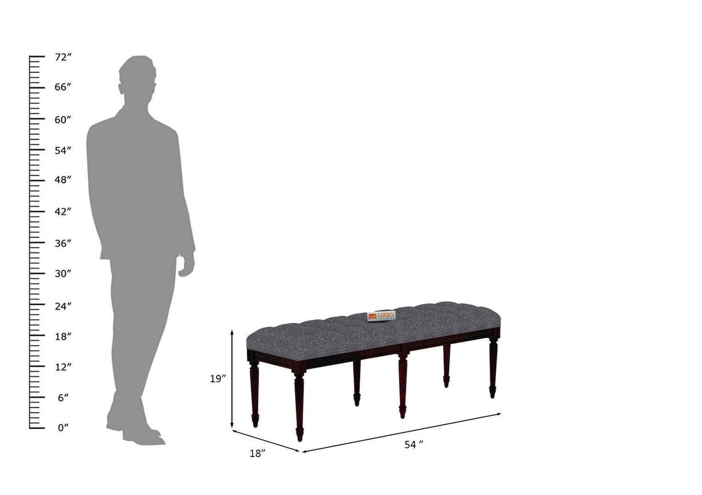 Amber Bench - Urbnfurnish