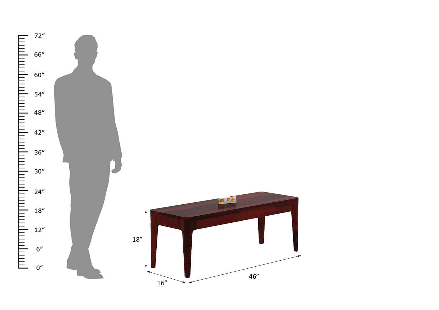 Amida Bench - Urbnfurnish