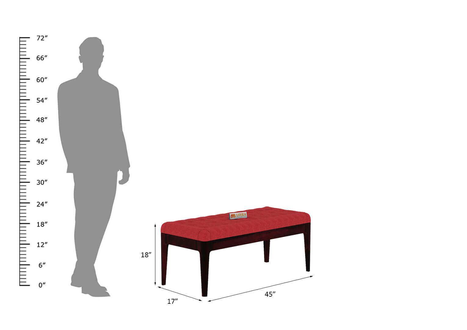 Amida-Bench-With-Cushioned-Walnut-Red_4