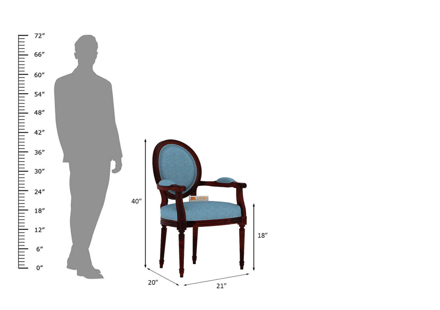 Antacia Arm Chair - Urbnfurnish