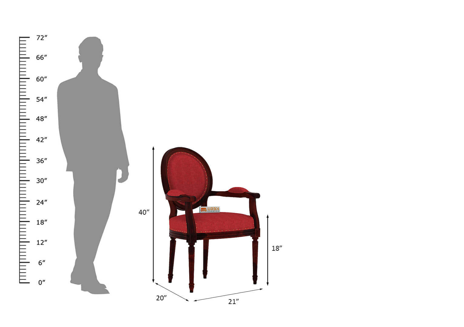 Antacia Arm Chair - Urbnfurnish