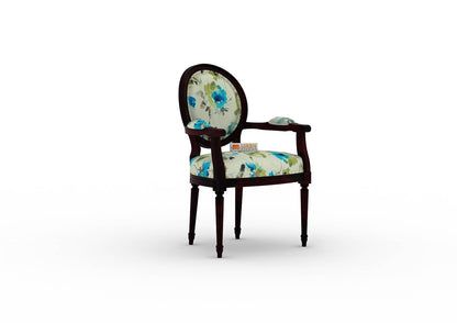 Antacia Arm Chair (Printed Fabric) - Urbnfurnish