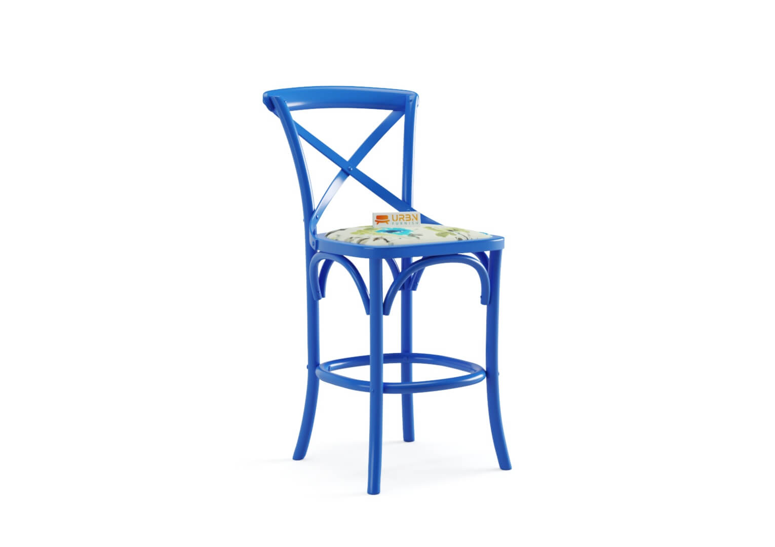 Arcline-Big-Cafe-Chair-Blue-Printed_3
