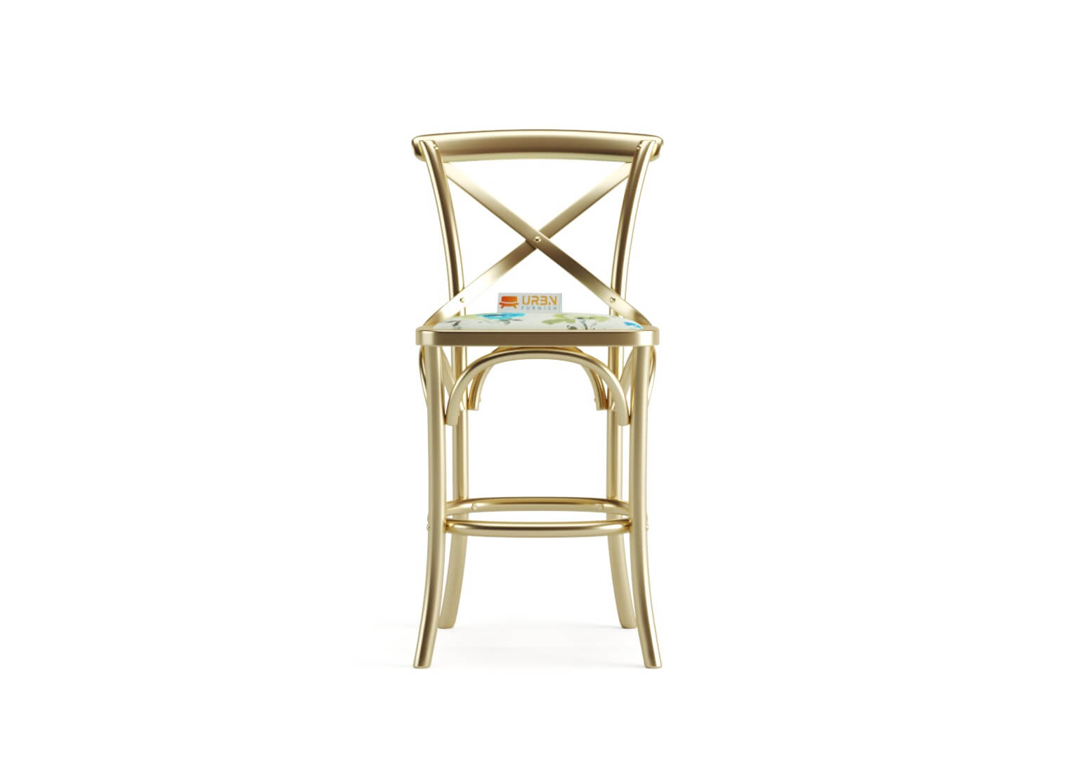 Arcline-Big-Cafe-Chair-Golden-Printed_2