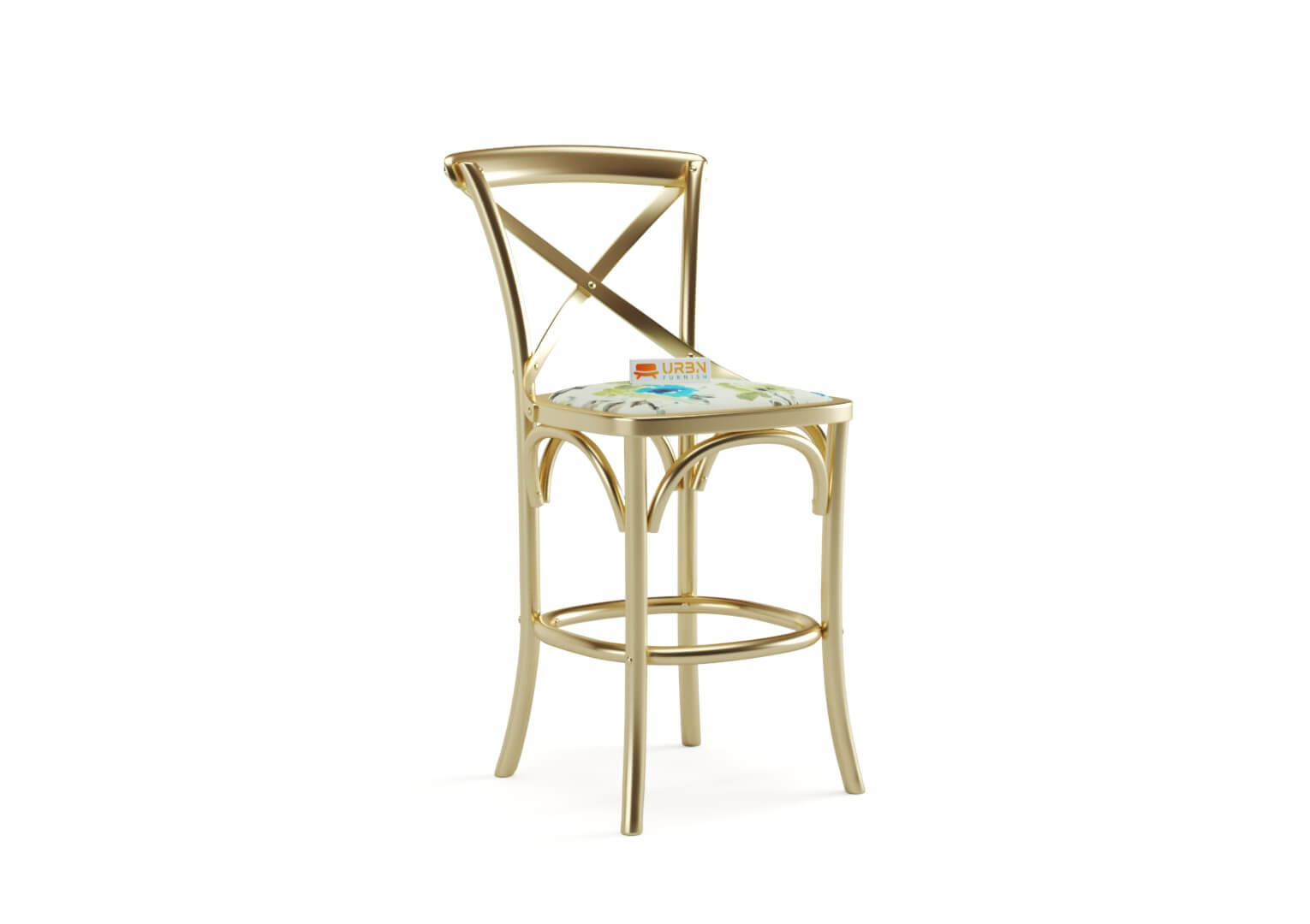 Arcline-Big-Cafe-Chair-Golden-Printed_3