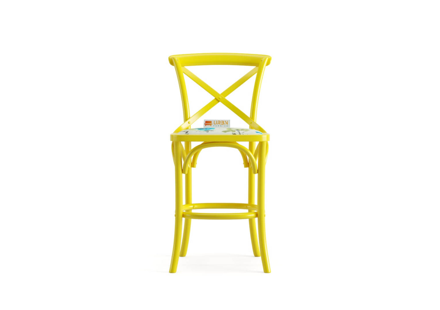 Arcline-Big-Cafe-Chair-Yellow-Printed_2