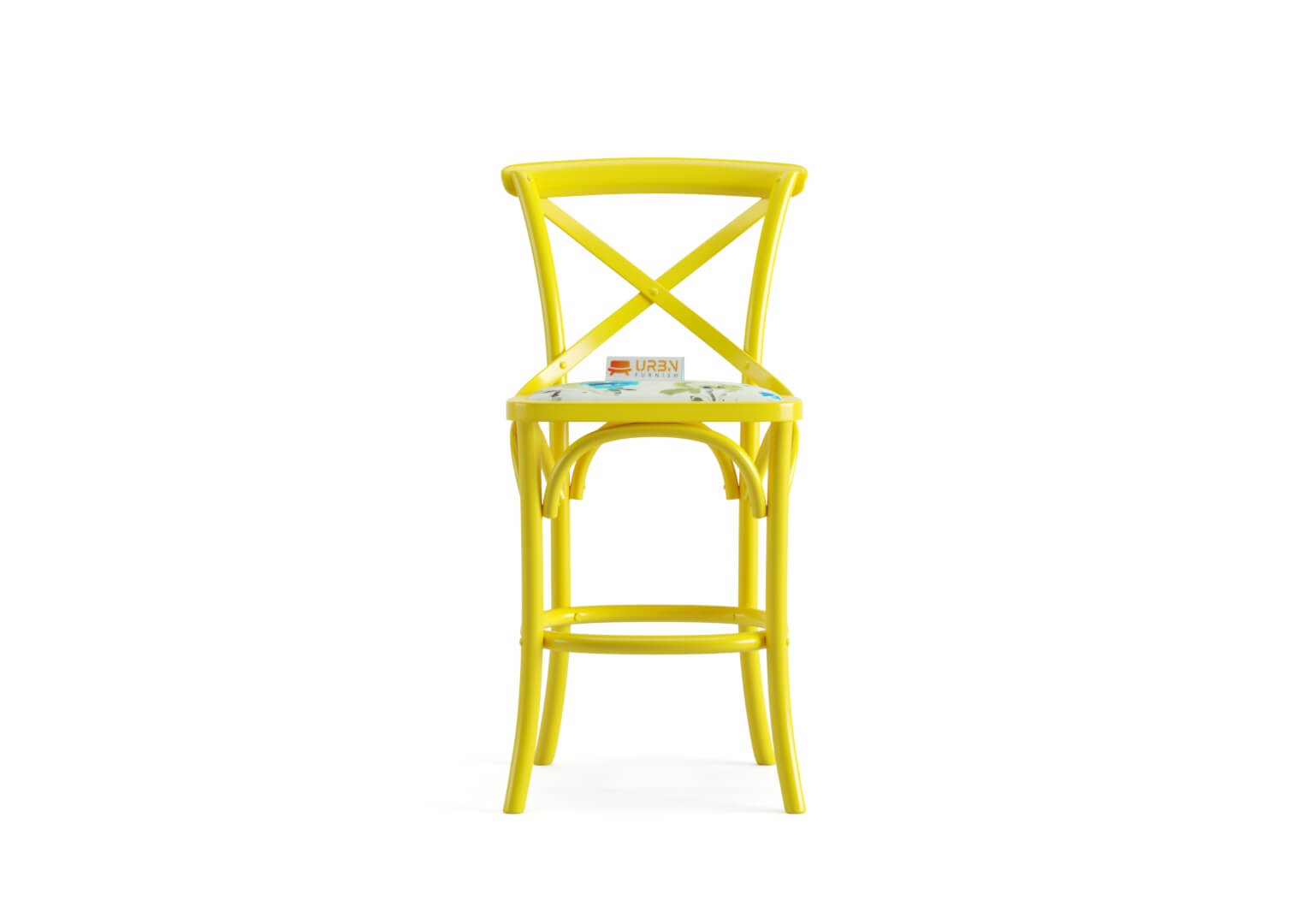 Arcline-Big-Cafe-Chair-Yellow-Printed_2