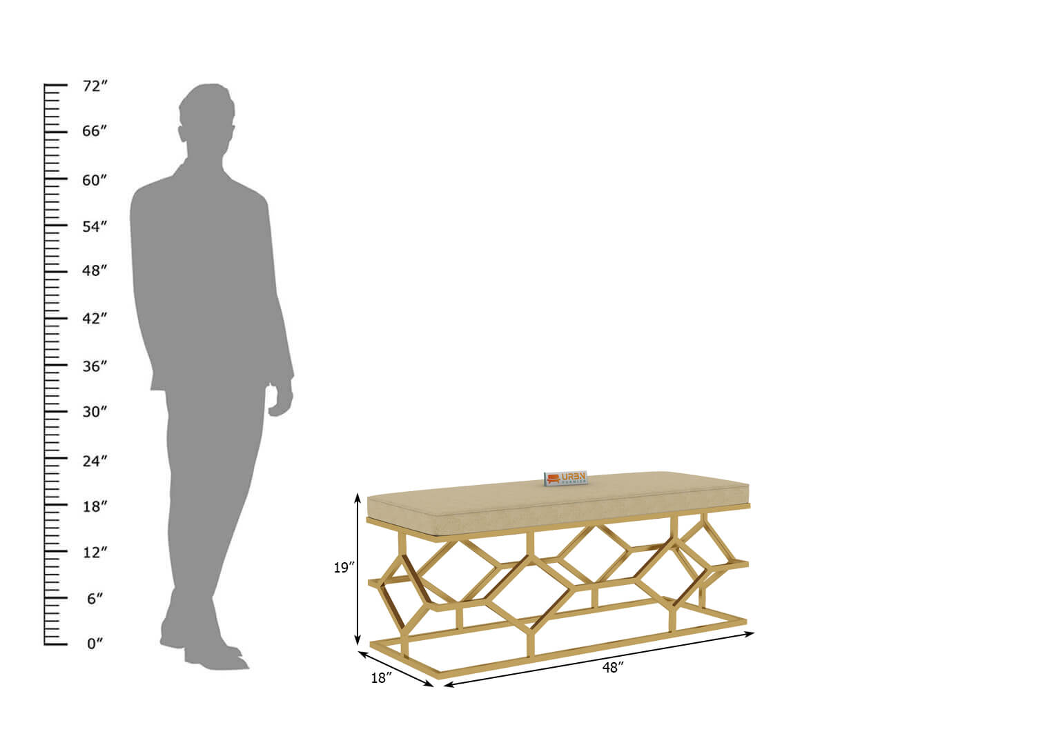Ares Bench - Urbnfurnish