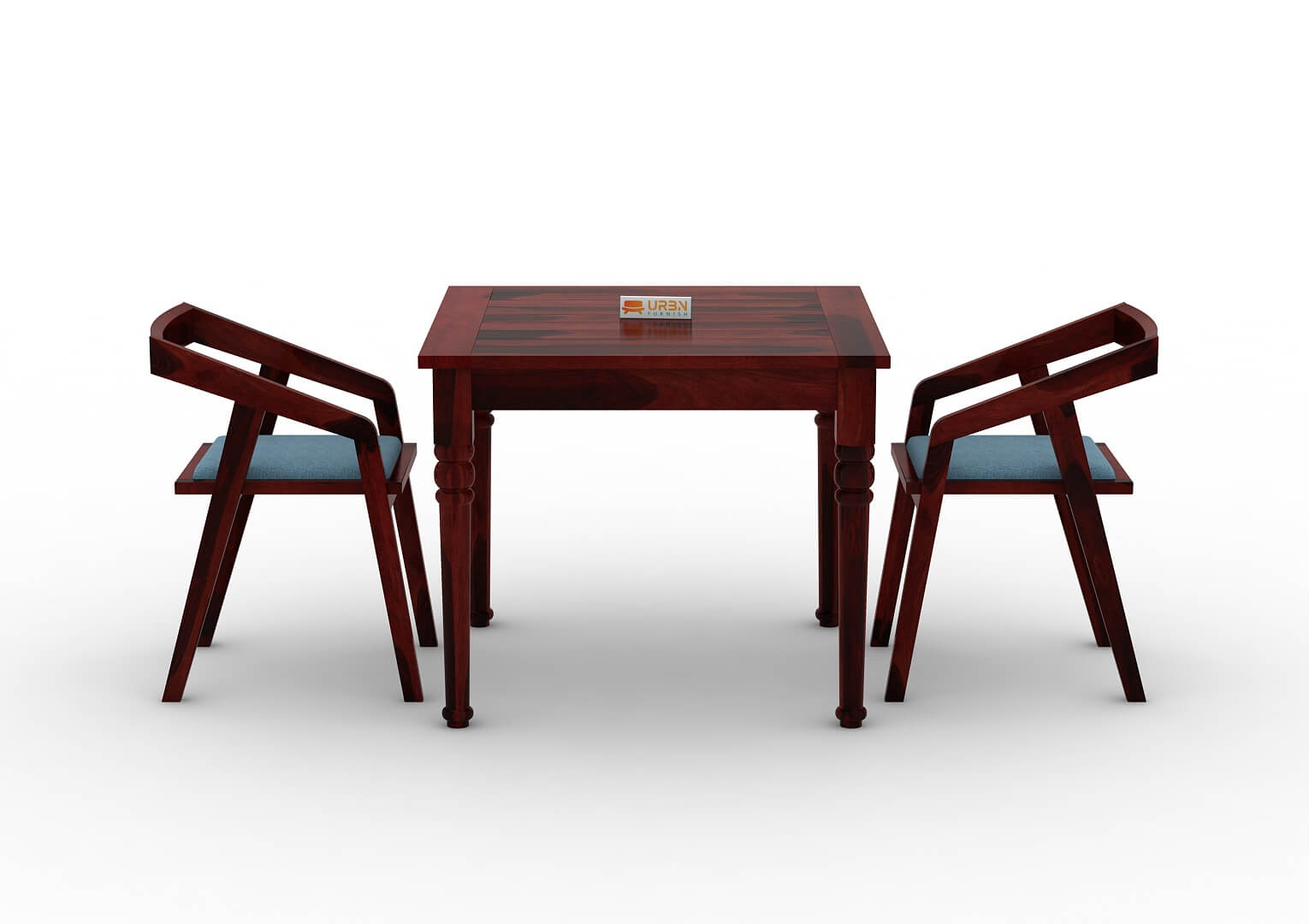 Aryan-2-Seater-Dining-Set-Mahogany-Blue_2