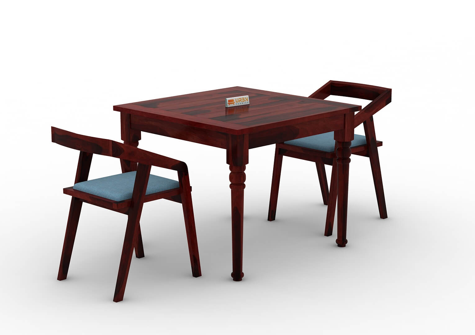 Aryan-2-Seater-Dining-Set-Mahogany-Blue_3