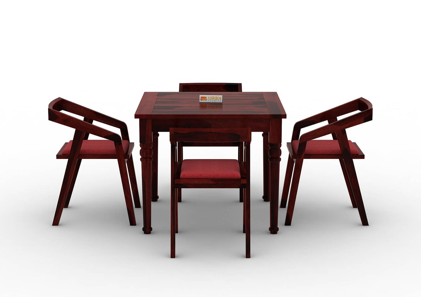 Aryan-4-Seater-Dining-Set-Mahogany-Red_2