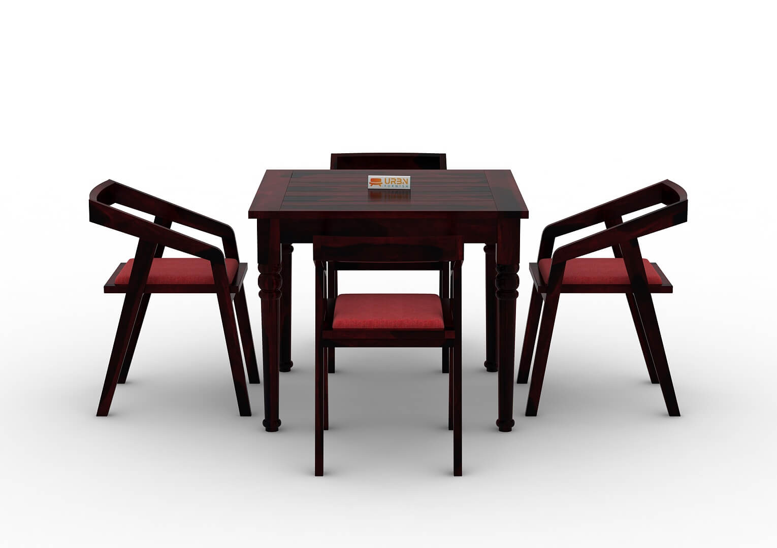 Aryan-4-Seater-Dining-Set-Walnut-Red_2