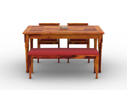 Aryan-4-Seater-Dining-Set-With-Bench-Honey-Red_2