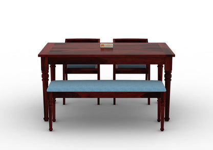 Aryan-4-Seater-Dining-Set-With-Bench-Mahogany-Blue_2