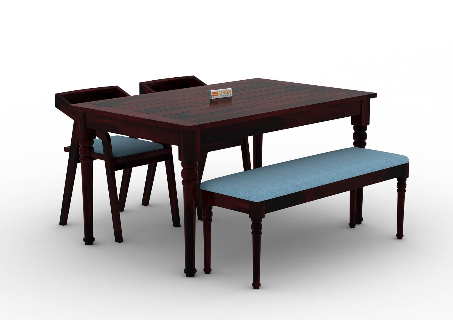 Aryan-4-Seater-Dining-Set-With-Bench-Walnut-Blue_3