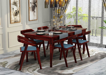 Aryan-6-Seater-Dining-Set-Mahogany-Blue_1