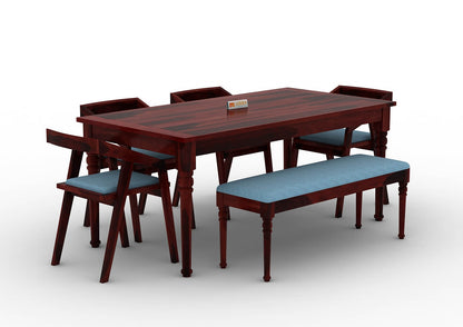 Aryan-6-Seater-Dining-Set-With-Bench-Mahogany-Blue_3