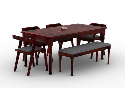 Aryan-6-Seater-Dining-Set-With-Bench-Mahogany-Gray_3