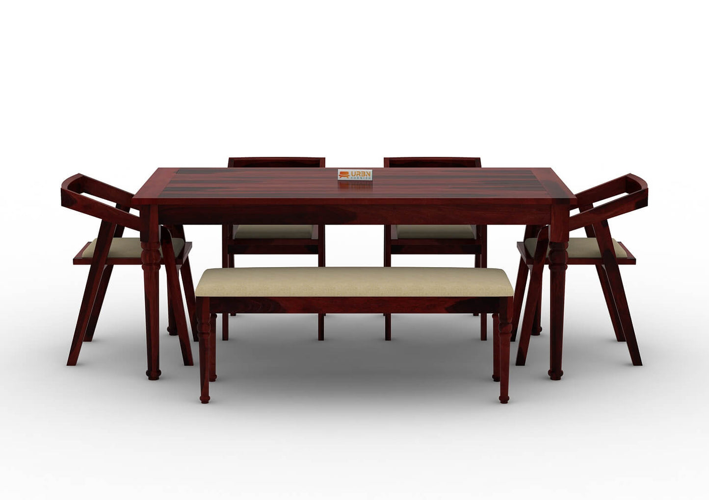 Aryan-6-Seater-Dining-Set-With-Bench-Mahogany-Ivory_3