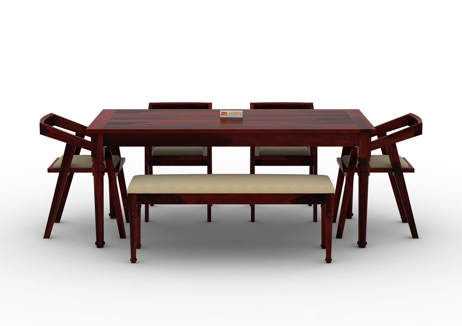 Aryan-6-Seater-Dining-Set-With-Bench-Mahogany-Ivory_3