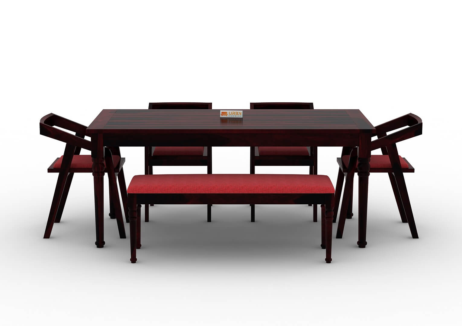 Aryan-6-Seater-Dining-Set-With-Bench-Walnut-Red_2