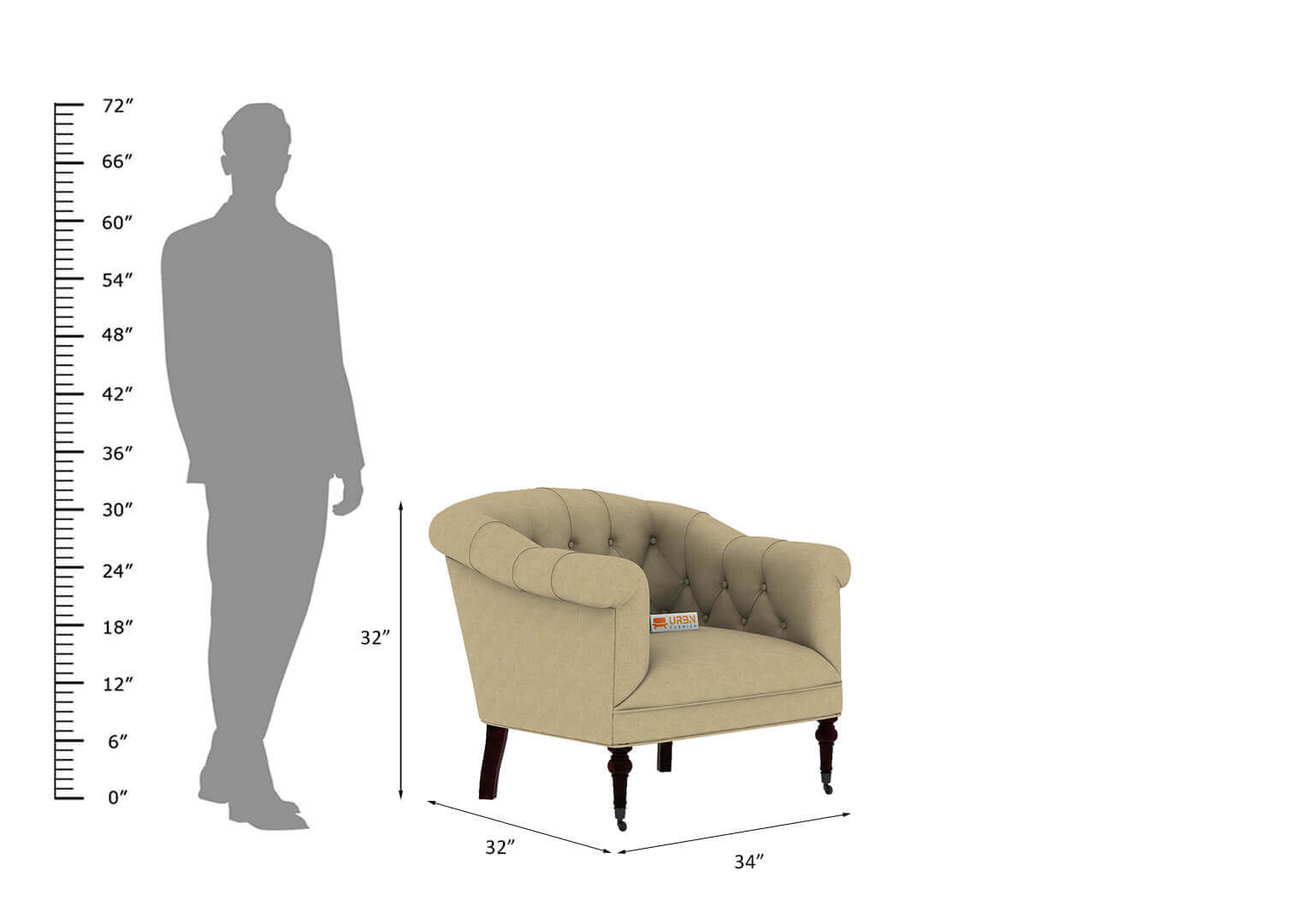 Assale Lounge Chair - Urbnfurnish