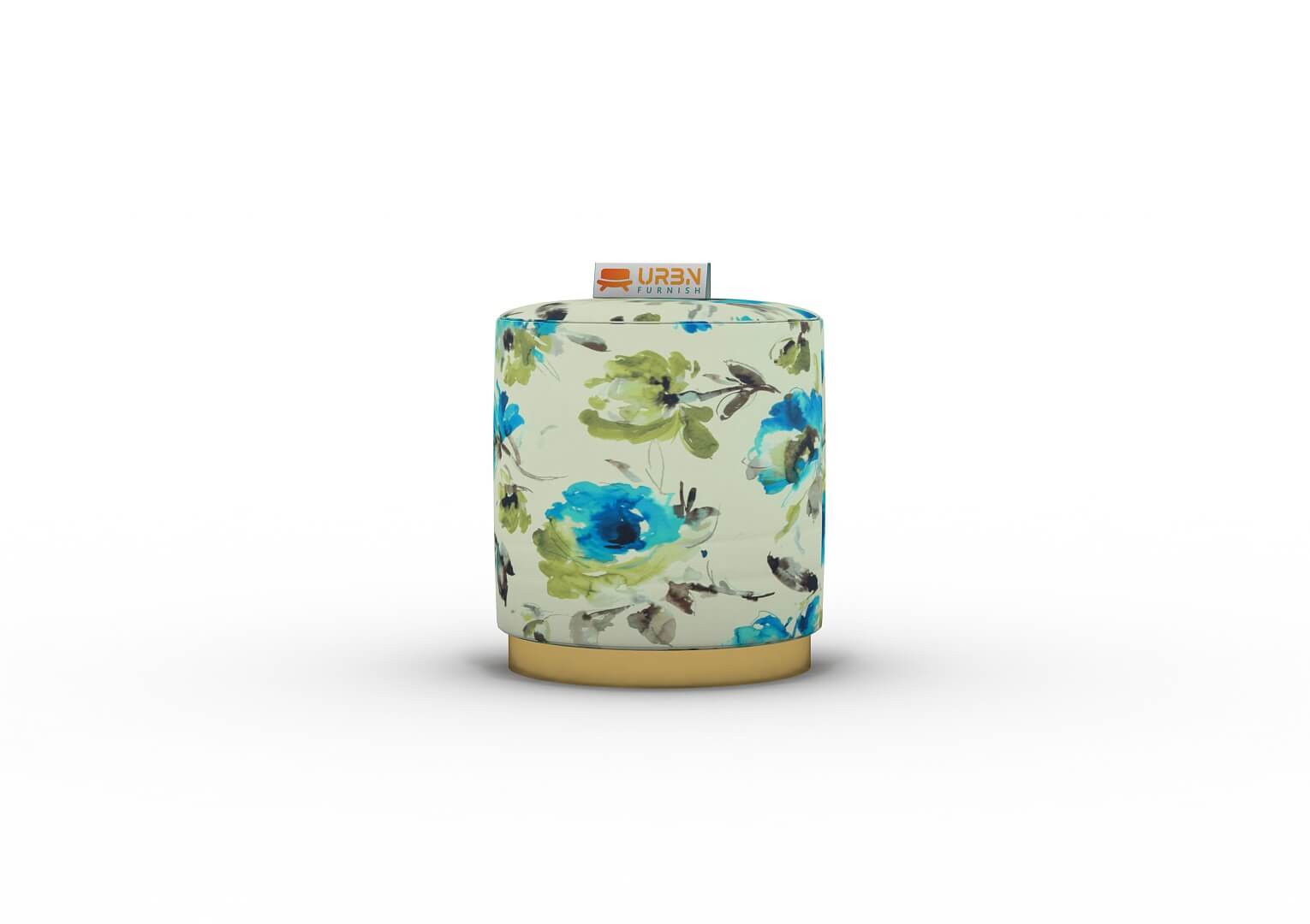 Atria Pouffe (Printed Fabric) - Urbnfurnish