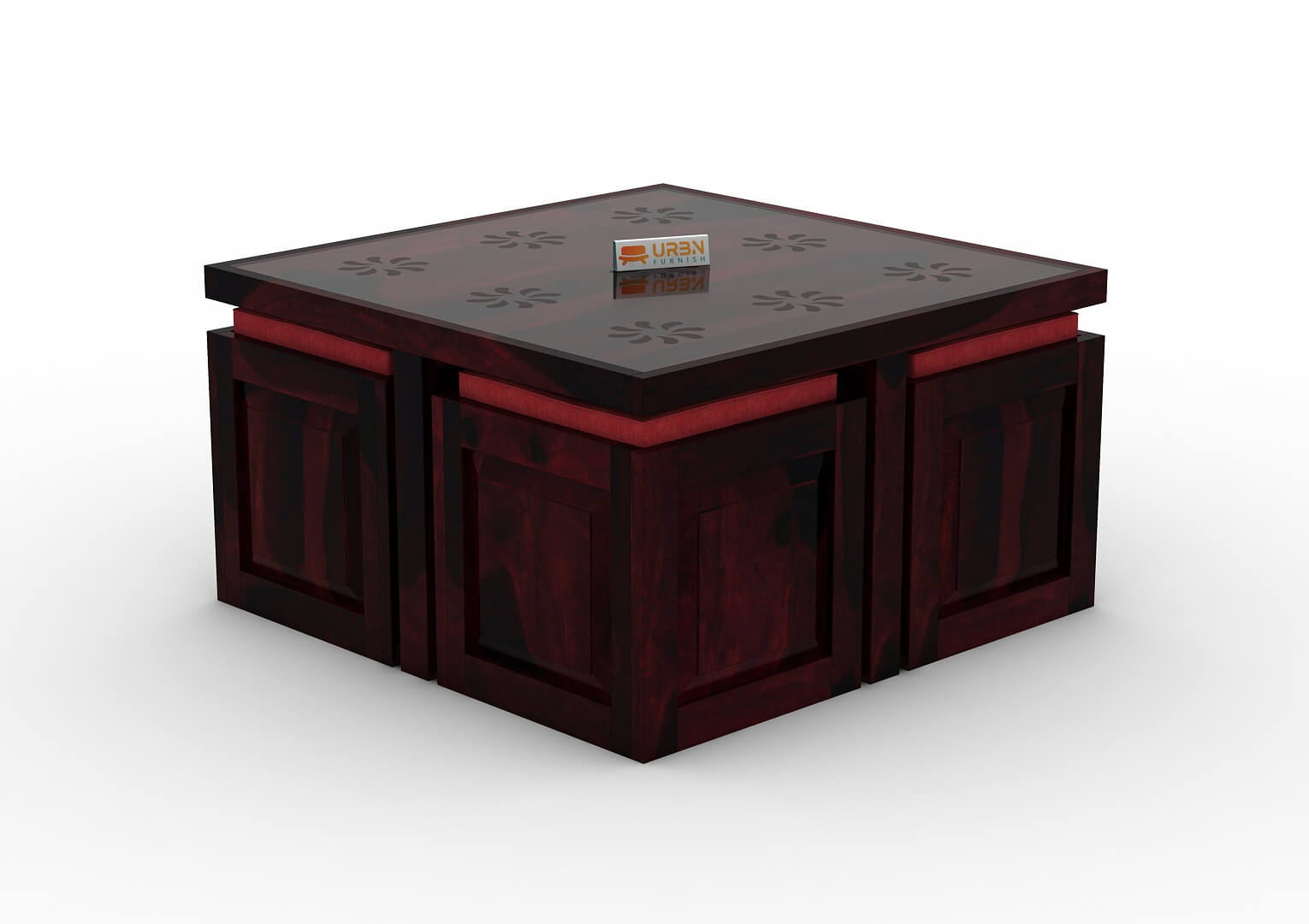 Aurora-Coffee-Table-Set-Walnut-Red_4