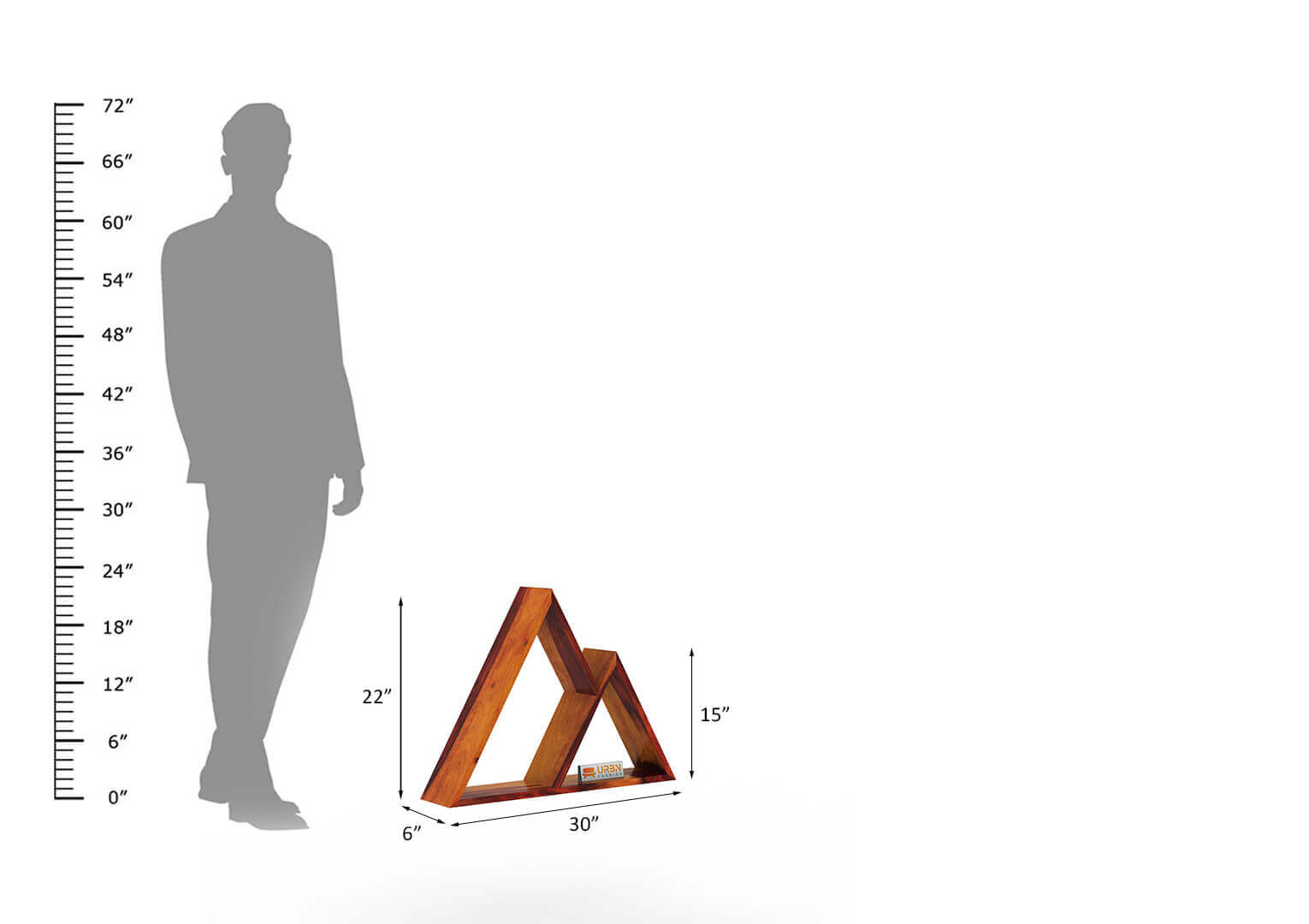 Azul Wall Shelf - Urbnfurnish