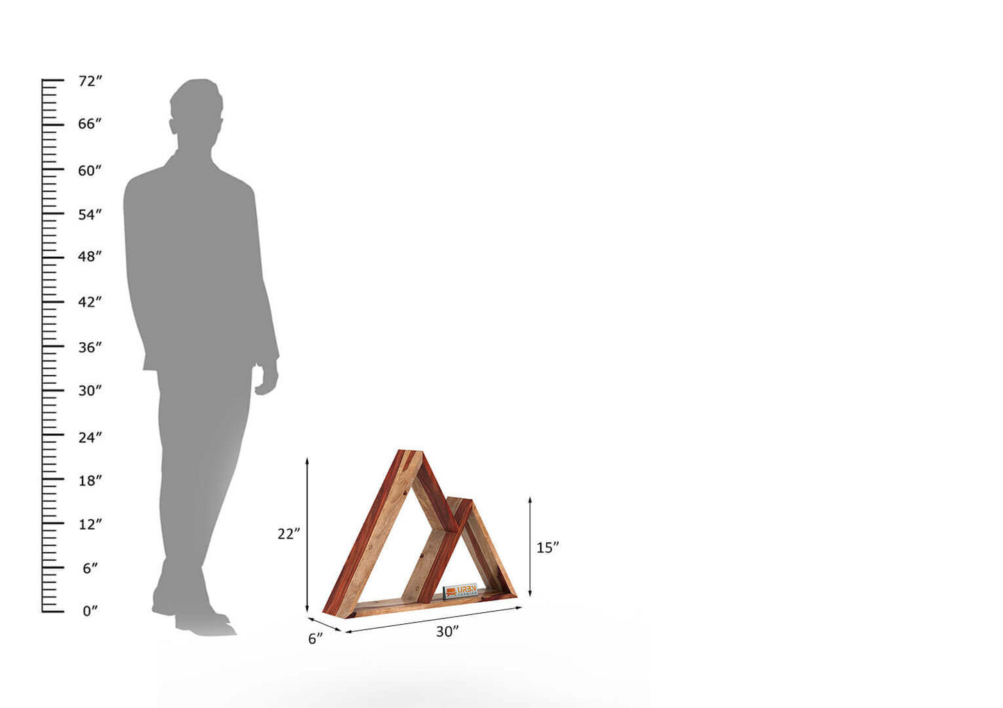 Azul Wall Shelf - Urbnfurnish