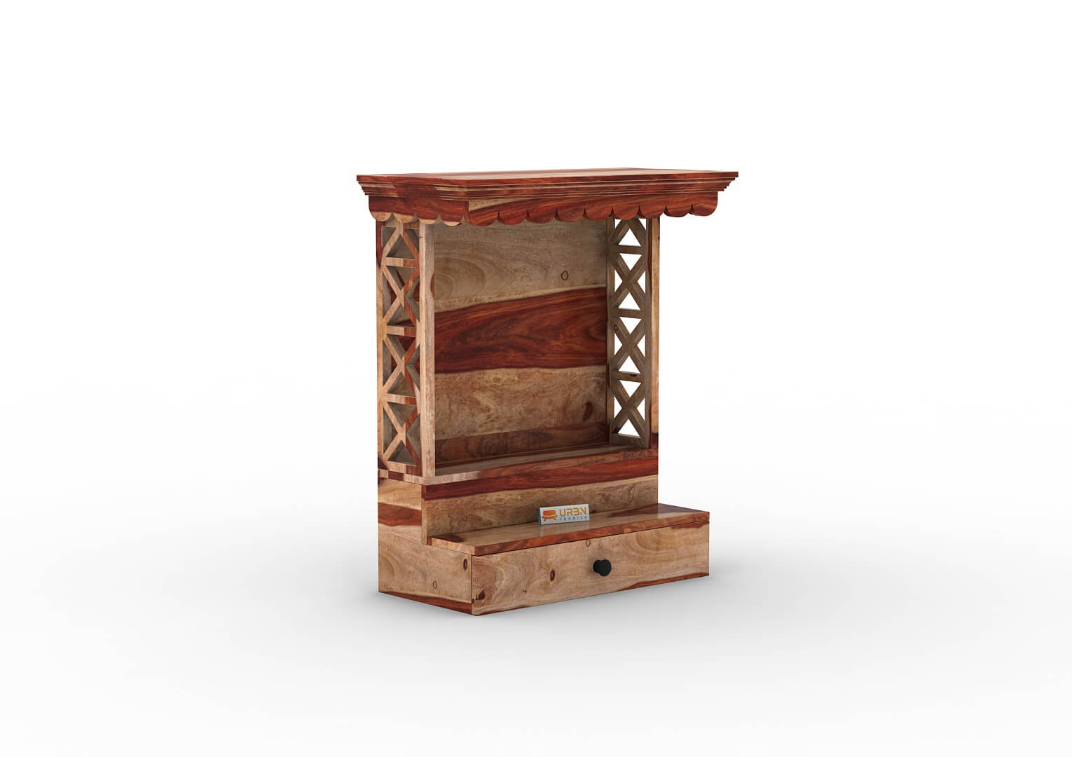 Bliss Home Temple (Honey Finish) - Urbnfurnish
