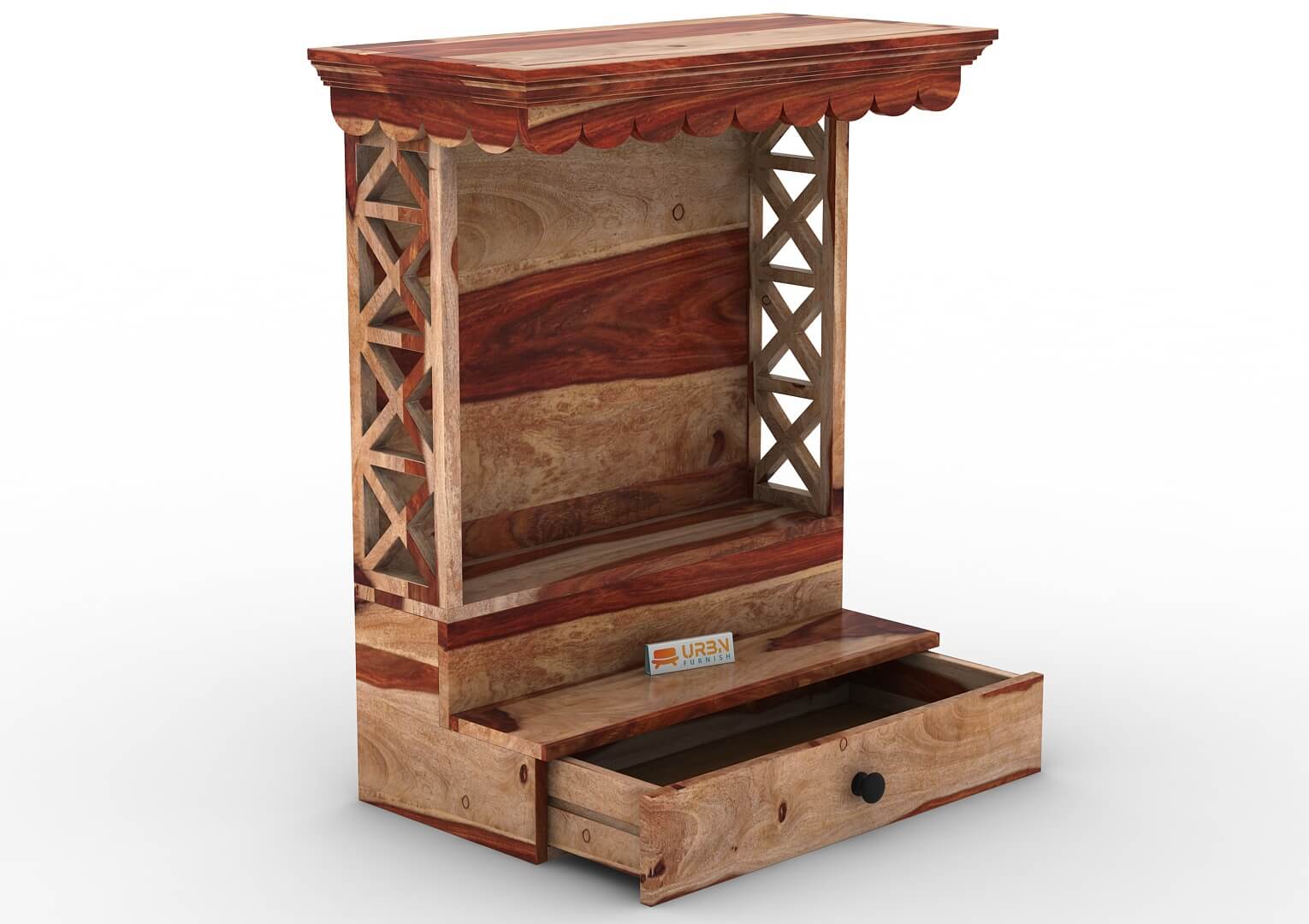 Bliss Home Temple (Honey Finish) - Urbnfurnish