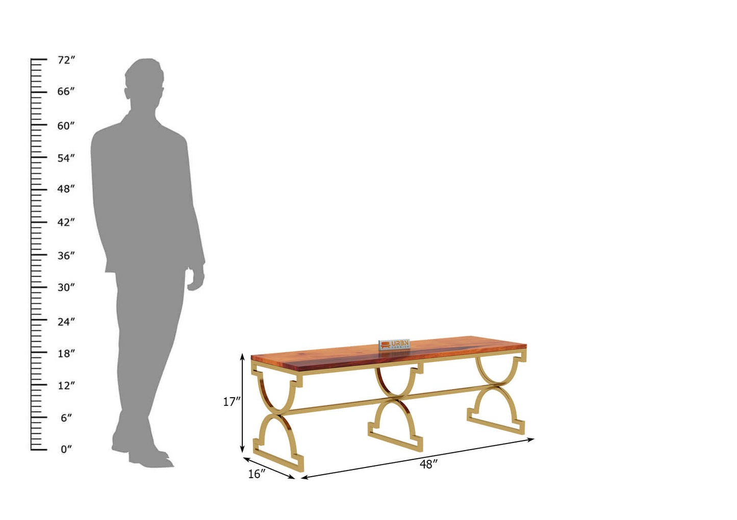 Boltano Bench - Urbnfurnish