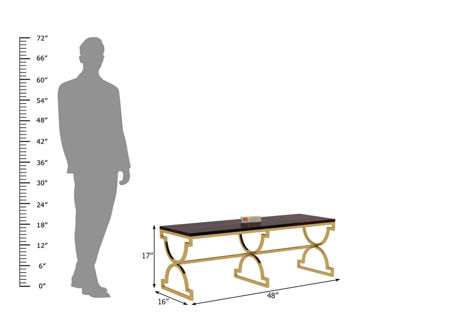Boltano Bench - Urbnfurnish