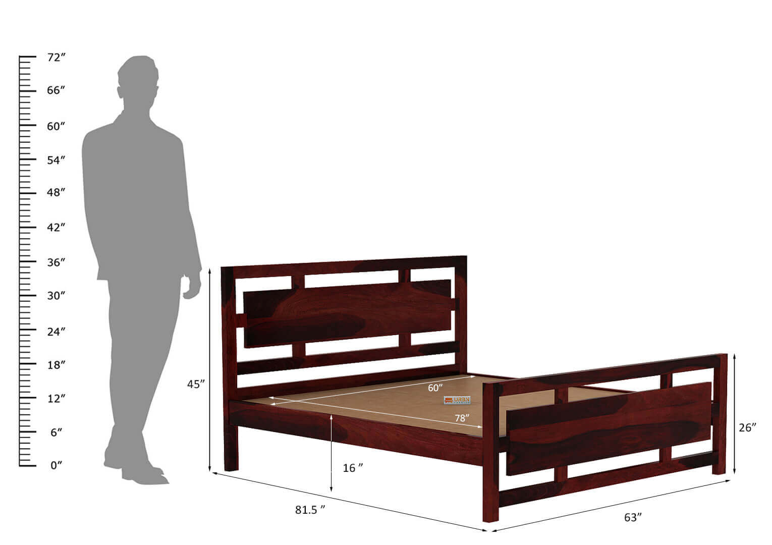 Bonito-Bed-Mahogany_7_-Queen-Size