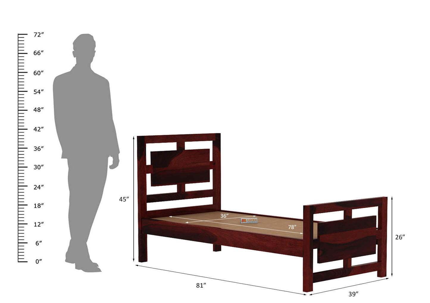Bonito-Single-Bed-Mahogany_7