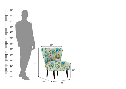 Cadiz Lounge Chair (Printed Fabric) - Urbnfurnish