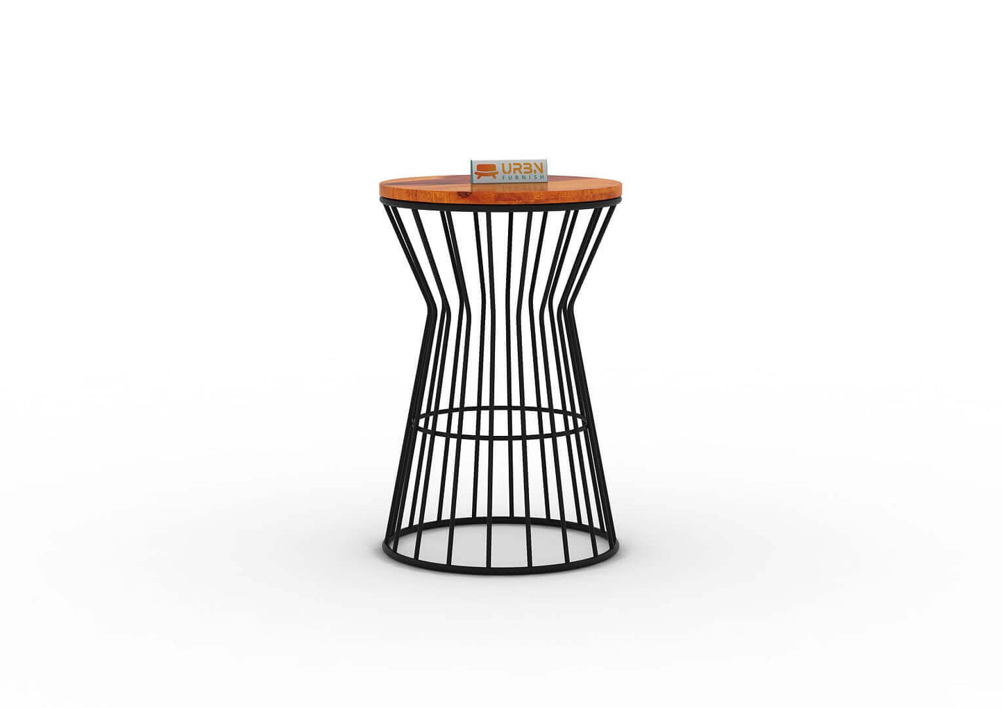 Carran-Round-End-Side-Table-Black-Honey_2