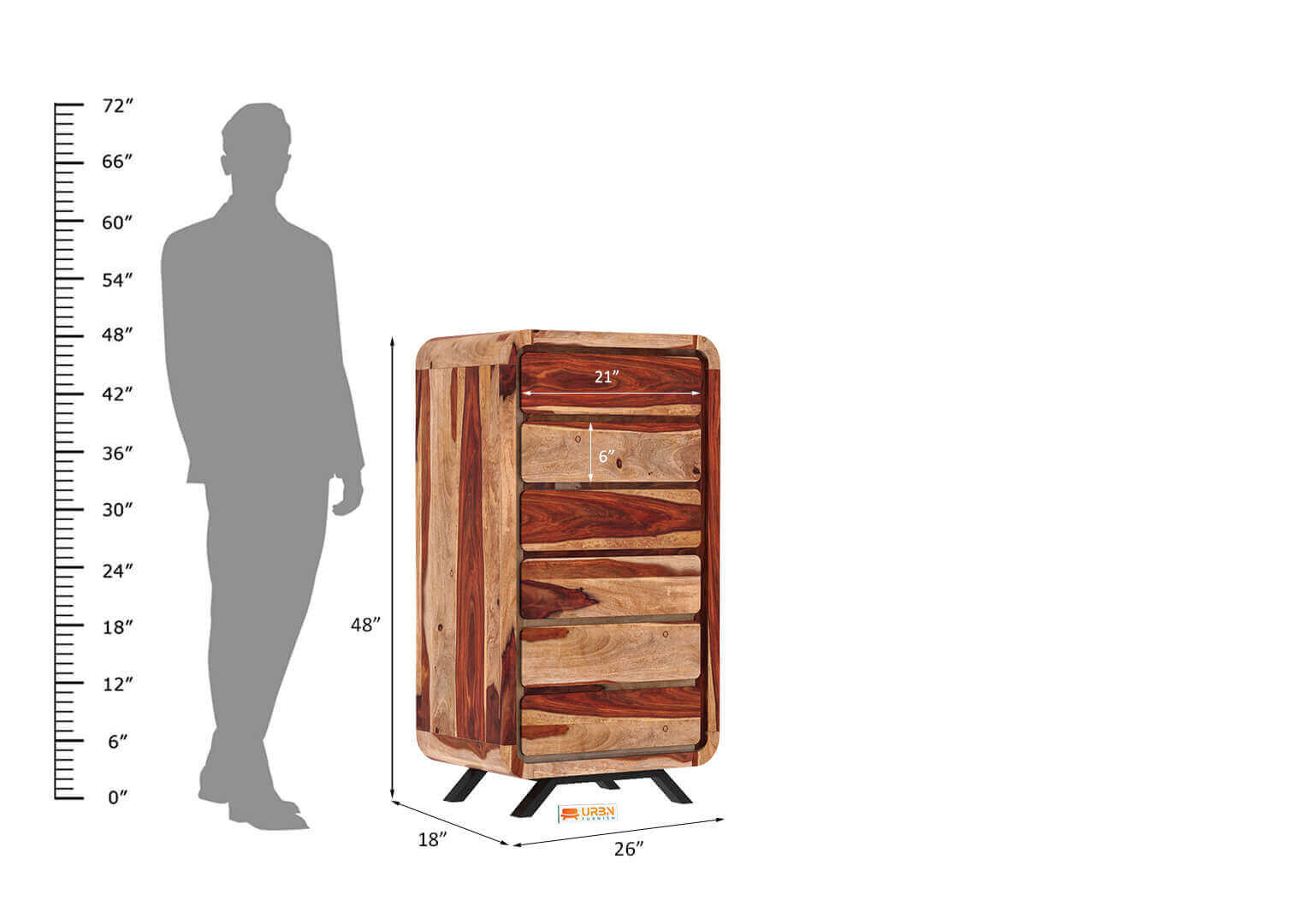 Carvaan Chest Of Drawer - Urbnfurnish