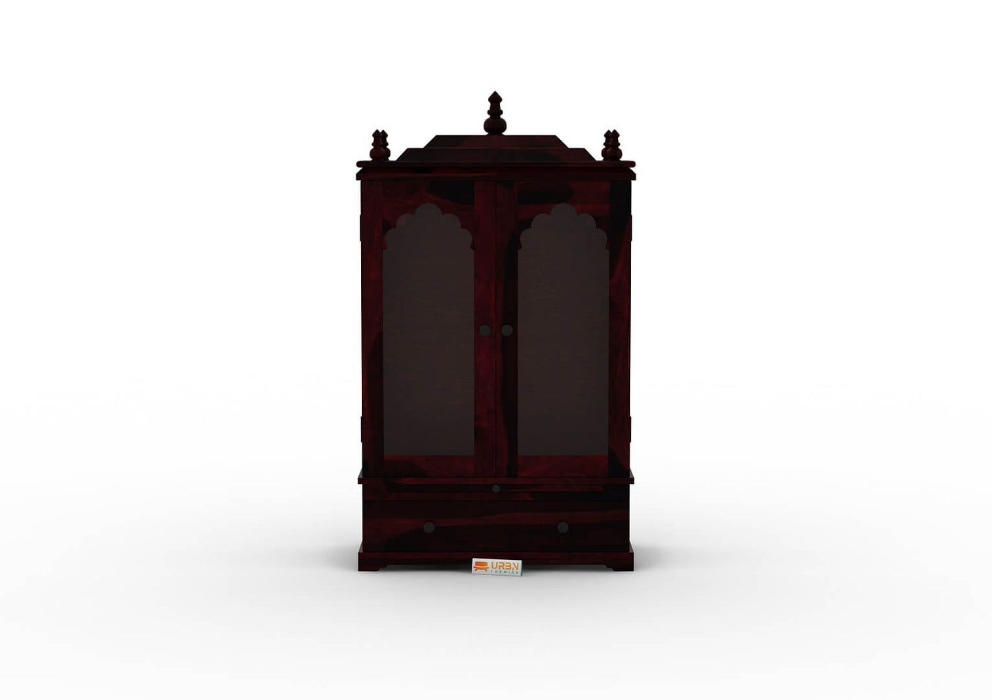Carvings Home Temple (Honey Finish) - Urbnfurnish