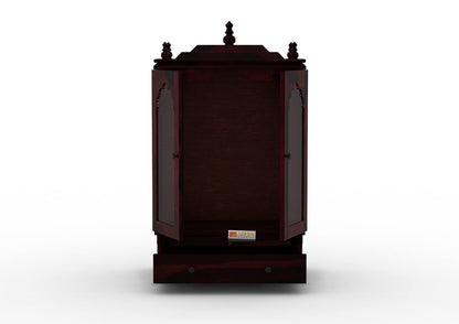 Carvings Home Temple (Honey Finish) - Urbnfurnish